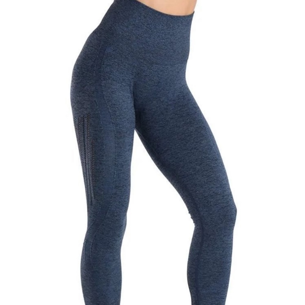 Navy Blue Seamless Leggings